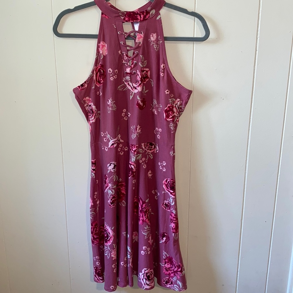 Pink Floral Dress